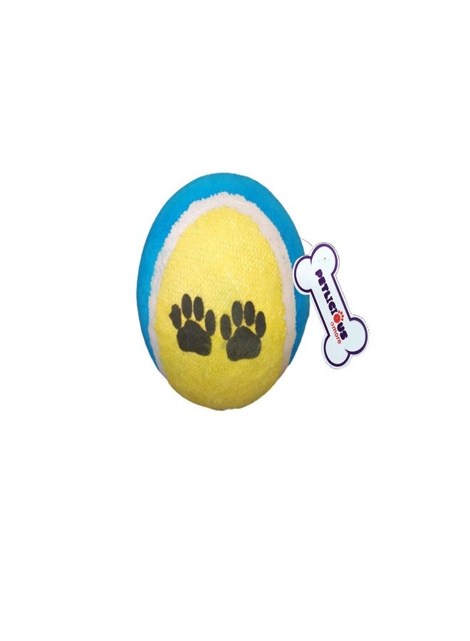 PETLICIOUS & MORE كرة تنس مطبوعة بطبعة مخلب للكلاب من بيتليشوس آند مور (قد يختلف اللون، عبوة من 12 قطعة) - Image 2